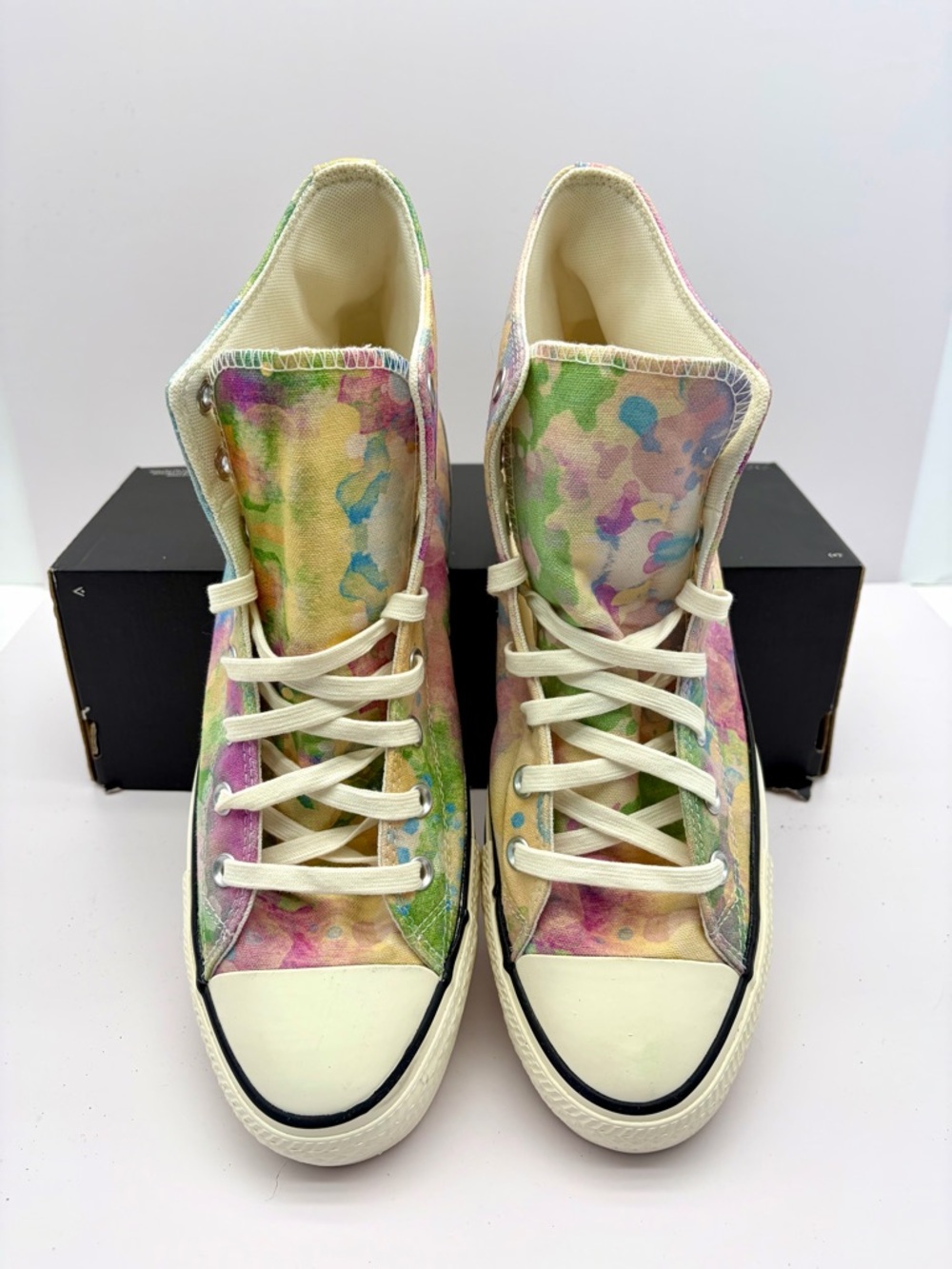 Converse High Top Sneakers - Pastel Multicolor men’s size 11.5 - Picture 3 of 6